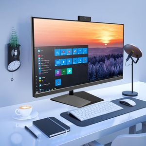 Computadora de Escritorio Todo en Uno, Diseño Todo en Uno, PC Empresarial, Pantalla de 24 Pulgadas, Procesador I7, Computadora para Juegos, PC Todo en Uno con Batería UPS - Product Image 1