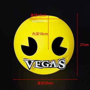 LED Champagne Bucket Bar KTV Luminous Acrylic Boss Tycoon Happy Birthday Wine Atmosphere Props pour Noël Nouvel An Halloween - Product Image 6