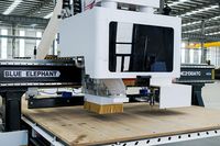 Machine de Gravure Cnc Blue Elephant 1325 2030 ATC, pour Portes en Bois, Machines à Bois avec Chargement et Déchargement