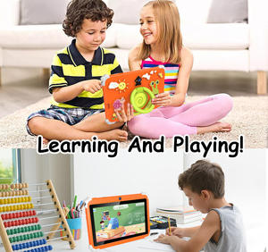 Nouvelle tablette enfant 7 pouces 2026, 8+128 Go de mémoire, processeur MTK, Wi-Fi, Android 13 pour l'apprentissage et le jeu – Le <span class=keywords><strong>meilleur</strong></span> cadeau pour enfant - Product Image 3