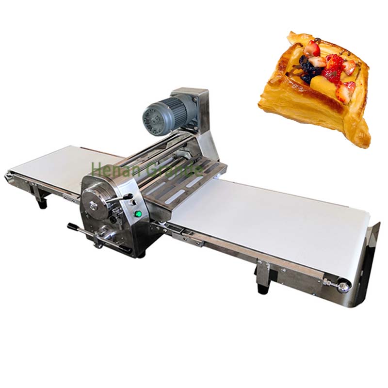 Full Automatic Table Top Dough Sheeter for Bakery Commercial Croissant Dough Sheeter Machine