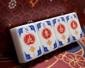 Tuiles de Mahjong Saphir de Style Américain Moderne et Luxueux, Portables pour Jeux Familiaux, Divertissement Adulte, Jeux de <span class=keywords><strong>Casino</strong></span> et <span class=keywords><strong>Poker</strong></span> - Product Image 4