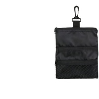 Sac de golf en cuir véritable à trois couches avec fermeture éclair, design portable, entièrement étanche, rangement pour accessoires à suspendre à la taille