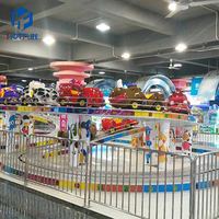 Divertidos Juegos Mecánicos para Parques de Atracciones, Atracción de Animales con Capacidad para 20 Asientos y Diseño de Pista Compacta para Niños Pequeños