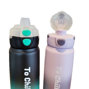 To Chillax Stainless Steel Water <b>Bottle</b> 316 Gradient Design Insulated With Straw For Everyday Use - Product Image 5