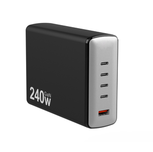 เครื่องชาร์จเร็วบนเดสก์ท็อป240วัตต์พร้อมพอร์ต5พอร์ต4C 1A ขา<span class=keywords><strong>เข้า</strong></span> C6 140W GAN PD 3.1 Type C อุปกรณ์ป้องกัน OTP - Product Image 6