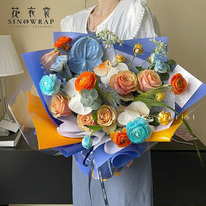 Sinowrap 新工厂直销塑料花包装纸专用花束材料包装纸 - Product Image 4