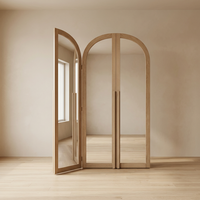 Portes en verre et bois modernes sur mesure, portes françaises en bois massif, portes d'entrée d'hôtel américain, portes cintrées finies pour l'extérieur de la maison
