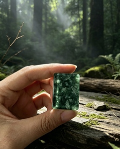 Jeu <span class=keywords><strong>de</strong></span> Mahjong Américain <span class=keywords><strong>en</strong></span> Acrylique Vert Jade, 152 Tuiles, Écologique, Résistant à l'Eau, Compatible <span class=keywords><strong>Table</strong></span> Automatique, Portable, Divertissement - Product Image 5