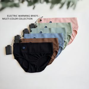 Sous-vêtements chauffants en graphène, 3 réglages de chaleur et protection contre la surchauffe, coussin chauffant <span class=keywords><strong>menstruel</strong></span> pour soulager les douleurs abdominales et les crampes - Product Image 5