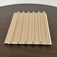 Revêtement mural en WPC co-extrudé, imperméable, panneau composite bois-plastique pour façade