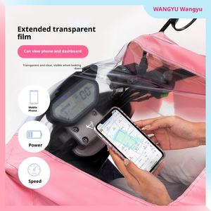 <span class=keywords><strong>Impermeabile</strong></span> Riutilizzabile di Alta Qualità a Doppio Strato per Moto, <span class=keywords><strong>Poncho</strong></span> <span class=keywords><strong>Impermeabile</strong></span> per Uomini e Donne, Abbigliamento Antipioggia per Esterni - Product Image 5