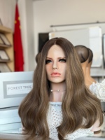 Perruque juive SHY à coupe dégradée en cheveux humains naturels, bonnet médical, marque privée, Sheitel Supply Private Label