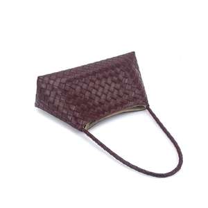 Sac de voyage coloré en cuir PU tressé, style mode féminin, doublure polyester, fermeture ouverte, moins de 20L, bandoulière unique - Product Image 3