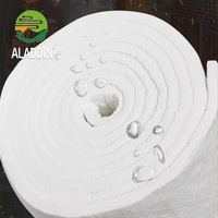 Couverture en fibre céramique imperméable et résistante à l'humidité pour la production et l'installation de rideaux ignifuges
