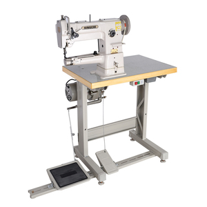 Máquina de coser industrial de cama cilíndrica XIGNCHI Factory 341 con triple transporte, pie de arrastre, puntada recta y 500W, nueva. - Product Image 3