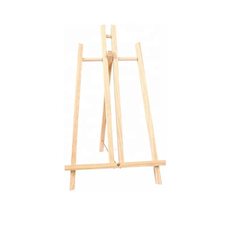 Adjustable Portable Table Natural Wooden Tripod Display Floor Sketch Painting Easel