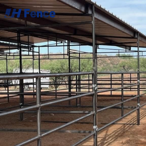 Panneau de clôture robuste galvanisé pour chevaux, chèvres, moutons et bovins, pour ferme et ranch, en <span class=keywords><strong>bois</strong></span> traité thermiquement - Product Image 2