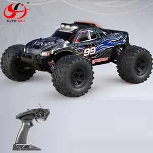 चीन थोक शीर्ष 1:10 इलेक्ट्रिक पावर 4WD 2.4GHZ Brushless रिमोट कंट्रोल लघु कोर्स आर सी राक्षस ट्रक उच्च गति