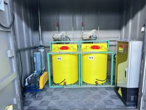 पोर्टेबल कंटेनर अपशिष्ट जल उपचार प्रणाली पीएलसी नियंत्रित पंप से सुसज्जित mbbbr प्रौद्योगिकी 100m 3/d औद्योगिक सीवेज उपचार - Product Image 3