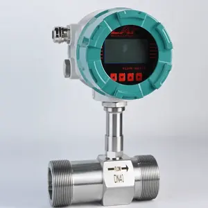 Aanpasbare Roestvrijstalen Diesel Brandstof Lpg Olie Waterdebietmeter Met Rs485 Turbine Sensor Vloeibare Turbine <span class=keywords><strong>Flow</strong></span> Meter Oem Ondersteuning - Product Image 4
