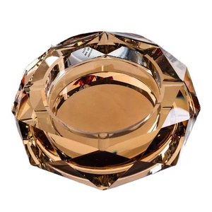 Cendrier en cristal de verre à revêtement gris octogonal pour cigarettes <span class=keywords><strong>ou</strong></span> cigares de haute qualité - Product Image 5