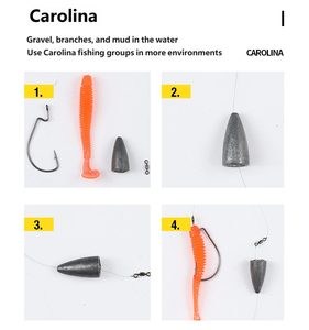 Anzuelos Curvos de Alta Gama con Huesca Ancha para Pesca de Lubina, <span class=keywords><strong>Set</strong></span> a Granel, Rigs Estilo Texas Reverse-<span class=keywords><strong>Rig</strong></span>, Metal Genuino - Product Image 6