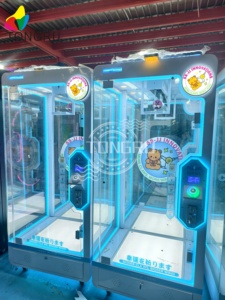 Grande machine de jeu d'arcade d'intérieur sur pied, type grue à ciseaux pour couper <span class=keywords><strong>le</strong></span> fil, avec distributeur de peluches et de cadeaux - Product Image 1