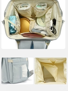 กระเป๋าเป้อเนกประสงค์ลายสุนัขจิ้งจอกไม่ต้องกังวลกระเป๋าใส่ของได้เยอะกระเป๋าผ้าอ้อมสำหรับเด็กความจุขนาดใหญ่กระเป๋าเป้สะ<span class=keywords><strong>พา</strong></span>ยหลังสำหรับ GJB057 - Product Image 4