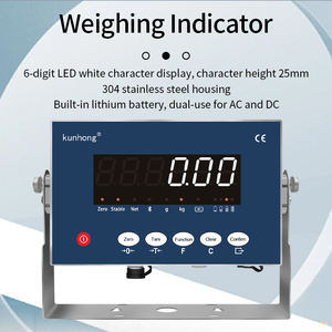 औद्योगिक वाटरप्रूफ डिजिटल डिस्प्ले वजन स्टेनलेस एंटी-जंग जंग धोने योग्य संकेतक डिजिटल वजन स्केल - Product Image 3