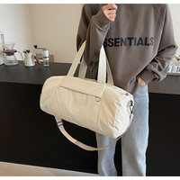 Logo personnalisé forme de seau femme Fitness sac fourre-tout court voyage bagages polochon stockage sac à main dame voyage sport pratique Yoga sac