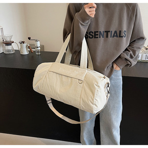 Logo personnalisé forme <span class=keywords><strong>de</strong></span> seau femme <span class=keywords><strong>Fitness</strong></span> <span class=keywords><strong>sac</strong></span> fourre-tout court voyage bagages polochon stockage <span class=keywords><strong>sac</strong></span> à main dame voyage <span class=keywords><strong>sport</strong></span> pratique Yoga <span class=keywords><strong>sac</strong></span> - Product Image 6