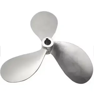 Lost wax casting SS304 Precision casting 3 blades marine propellers for yacht