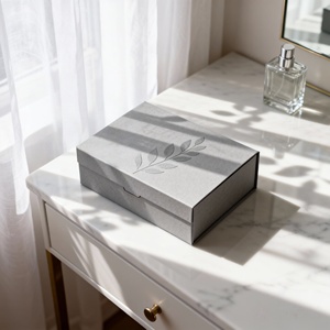 Magnetic Customize <b>Box</b> Black Cardboard Wireless Simple Custom Package Paper Basket Boxes for Packaging for Clothes - Product Image 2