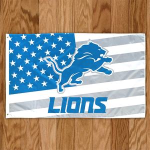 Haute qualité 3x5ft pour NFL Football Team Bannières de conception personnalisées pour <span class=keywords><strong>Detroit</strong></span> Lions Drapeaux 100% Polyester Stock pour toutes les équipes - Product Image 2