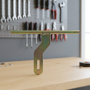 Soporte en Forma de T de Hierro Galvanizado para Barra Plana - Product Image 3