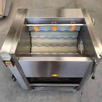 Industriële elektrische groente- en fruitwasmachine, borstelwasmachine, fruit- en appelwasser