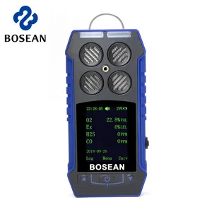 Bosean CO EX O2 H2S H2 NO NO2 SO2 NH3 CL2 O3 HCL PH3 HCN CO2シングルガス検知器