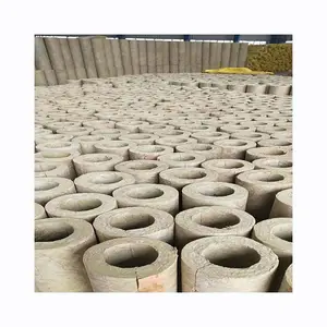 ASTM C547 Basalt Rock Wool Tube Fireproof Pipe Insulation Price 80-120kg/m3 22-610mm 30-100mm