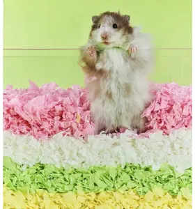 Wholesale Stocked Paper Cotton Bedding Padding For Small Animals Pets Sugar Glider Hamster Guinea Pig