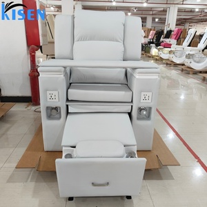 Chaise de soin des pieds multifonctionnelle électrique inclinable Kisen pour salon de manucure moderne - Product Image 1