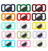 2025 meilleur vendeur Airtag étui chien chat collier GPS Finder coloré protection Silicone Anti-perte étui pour Air Tag Tracker étui
