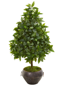 OH ARTS Nouveau design d'<span class=keywords><strong>Arbousier</strong></span> artificiel Fausse plante pour la maison, le bureau et le centre commercial Décoration écologique durable Vert vif - Product Image 3