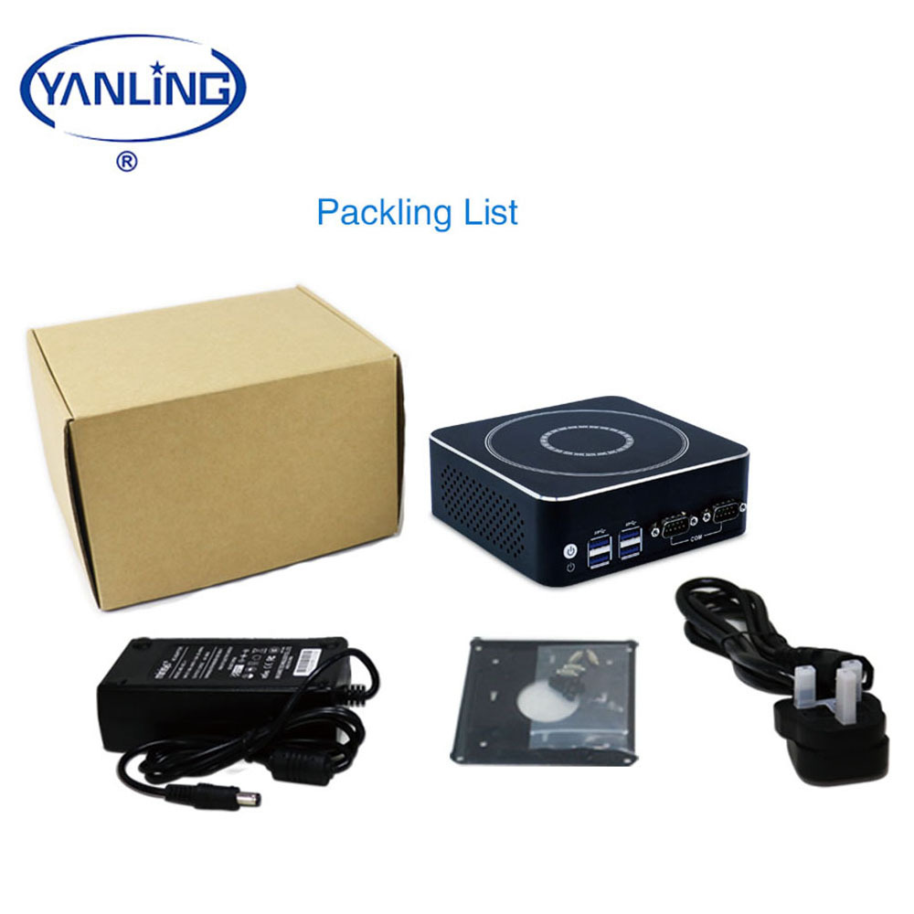 Nuc Intel placa base i3 6100u/i5 6200u/i7 7500u industrial decktop mini pc integrado con ranura para tarjeta SIM