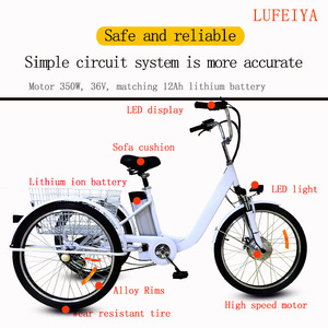 <span class=keywords><strong>Triciclo</strong></span> Eléctrico de 24 Pulgadas con Batería de Litio de 48V, Asistencia de Pedaleo, Carga Frontal y <span class=keywords><strong>Plegable</strong></span> para Desplazamientos Urbanos - Product Image 5