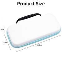 Vente flash - Étui de console de jeu résistant à l'eau personnalisé OEM - Haute qualité - 25,5x12x5 cm - Étui rigide en EVA pour console de jeu portable