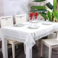 Meuble TV anti-poussière TaiGen de style européen à motif uni, housse en tissu synthétique, table rectangulaire pour salon et salle à manger