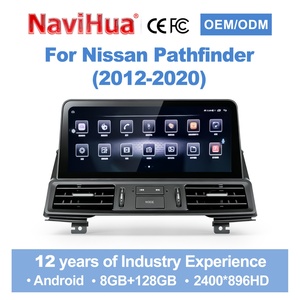 Navihua for Nissan Pathfinder 2012-2020 Upgrade 12.3'' Android Car Radio Multimedia Carplay Stereo DSP GPS Head Unit <b>Player</b> - Product Image 1