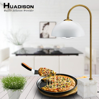 Huadison Traiteur Équipement Buffet Nouvelle Mode Buffet En Marbre Station D'isolation Alimentaire Lampe De Chauffage