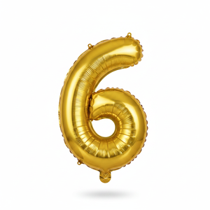 16 \ "n. 6 palloncino in alluminio dorato 240 pz/CS per decorazioni per feste - Product Image 2